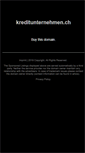Mobile Screenshot of kreditunternehmen.ch